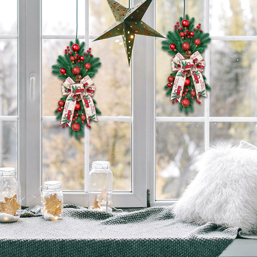 Botín De Navidad 61 Cm Forma De Lágrima Con Adornos Navideño