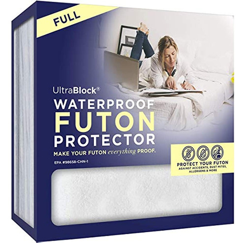 Protector De Colchón Ultrablock Futon Totalmente Impermeable