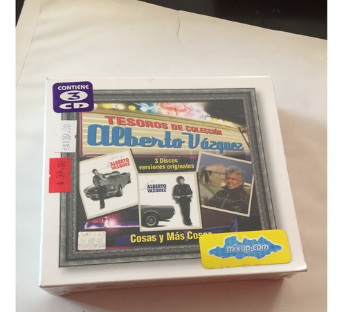 Alberto Vasquez - Tesoros De Coleccion - Cd - Disco Pack (Usado)