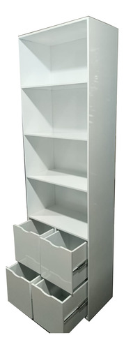 Librero Julieta De Muebles Freya - Estilo Y Funcionalidad Blanco