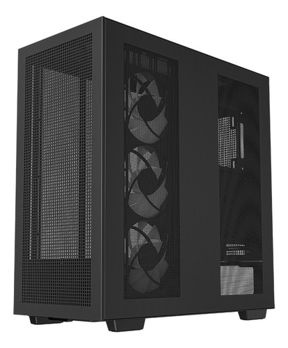 Gabinete Gamer Deepcool Morpheus Digital 3 Fans Argb 140mm Color Negro