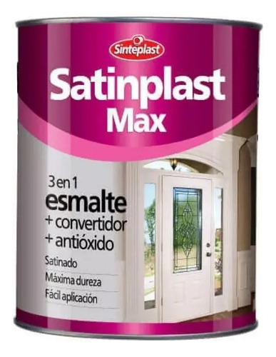 1/4l Esmalte Convertidor Satinado 3en1 Satinplast Sinteplast