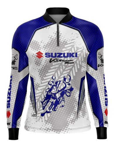 Imagem 4 de 7 de Camiseta Brk Motociclismo Suzuki V-strom1000 Com Fpu +50