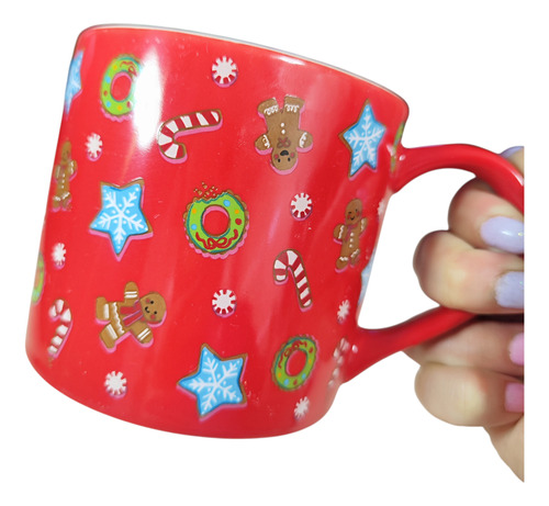 Taza Target Navideña Ceramica Navidad Rojo Navidad