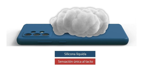 Imagen 4 de 6 de Funda Silicona Gamuza Protector Cámara Para Moto G9 Plus