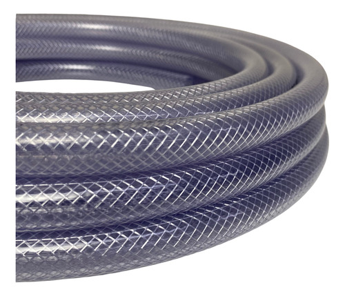 Mangueira Cristal Transada Pvc Hidro Ar Pt250 5/16 8mm 5mt Cor Transparente