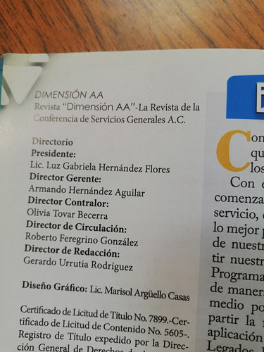 Revista Dimensión Aa N° 162 Mayo 2018 (Usado)
