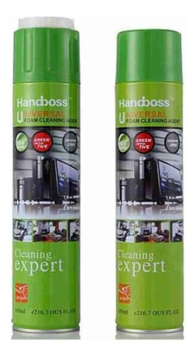 Limpiador Espuma Handboss X2 Spray 650 Ml + Cepillo