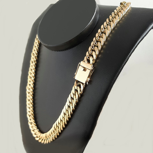 Corrente Elo Duplo 70gr 12mm 70cm Ouro 18k Com Nota Fiscal