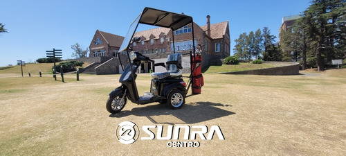 Imagen 9 de 25 de Triciclo Eléctrico - Golf Con Techo Y Soporte Para Bolsa / G