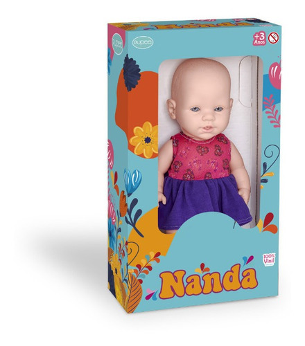 Boneca Nanda - S/ Cabelo