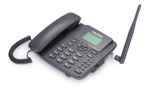Imagem 1 de 3 de Telefone Rural Celular Fixo Aquário Ca-42s3g 3g Dual Chip