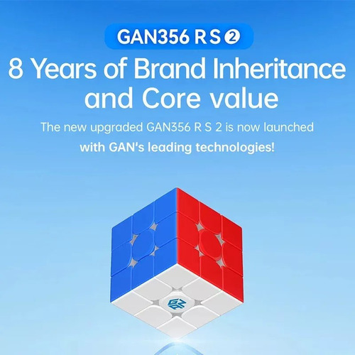Gan 356RS 2 Cubo Mágico 3x3x3 Profesional Juguetes Lubricado