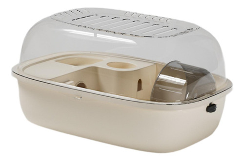 Hábitat De Jaula De Hámster Ejercicio Portátil De Beige