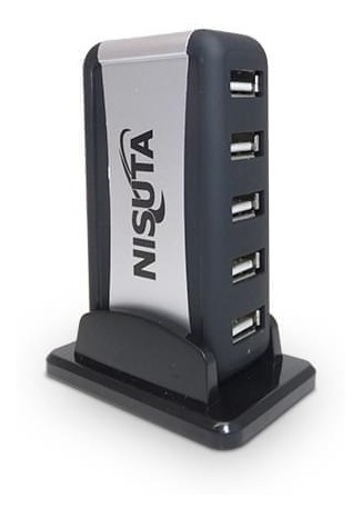 Hub Usb 7 Puertos Alimentado Con Fuente Multipuerto