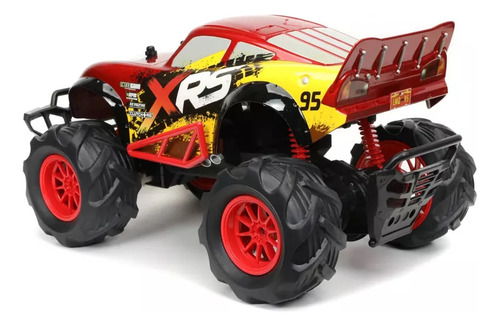 Carro De Control Remoto Rayo Mcqueen R/c Color Rojo Personaje Rayo Macqueen