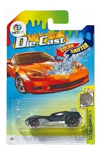 Hot Wheels Carrinho Reveal Muda de Cor na Água GYP14 Mattel em