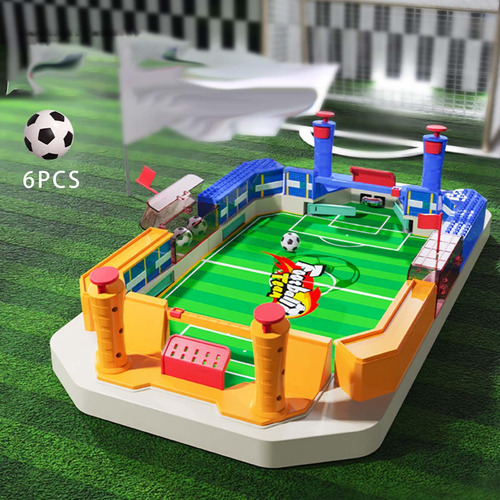 Juego De Fútbol De Mesa, Mini Juego De Futbolín 6 Bolas