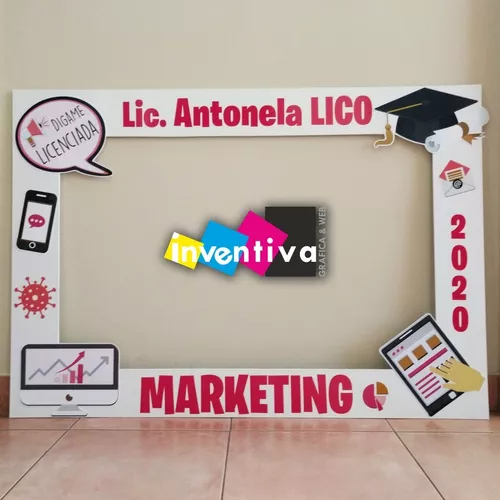 Marco Selfie Marketing - Egresados 100x70 Todo Personalizado