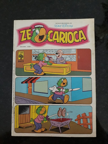 Gibi Zé Carioca - N° 1477 - Editora Abril ( 252 ) (Usado)