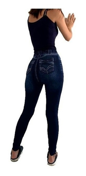 calça jeans forrada feminina