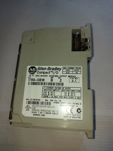 Allen Bradley 1769-ob16 Modulo De Salidas A 24vdc Compactlog (Usado)