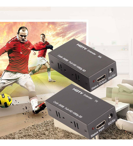 Distribuidor Extensor Hdmi Divisor Adaptador 60m 1080p