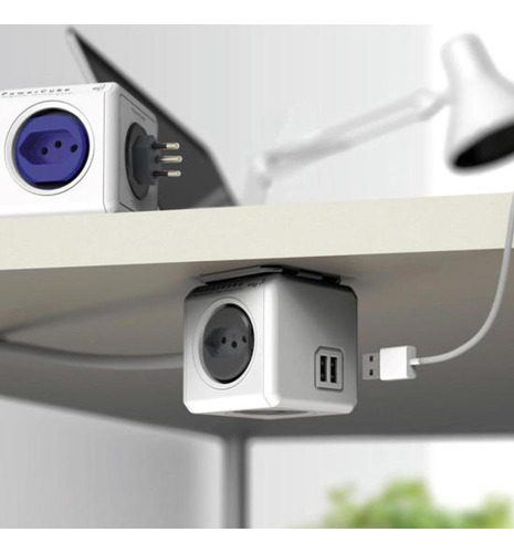 Adaptador Benjamim Múltiplo Powercube Pwc-x4u/3m Bivolt Elg