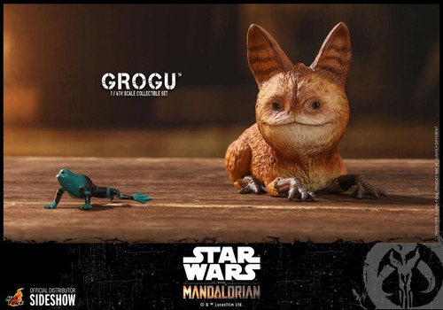 Set De Figuras Grogu The Mandalorian 1:6 Scale Hot Toys