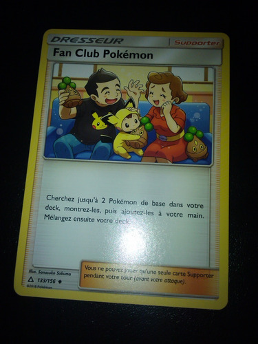 Fan Club Pokemon Carta Pokemon Frances Fan Club Pokemon