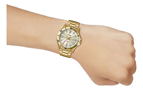 Casio Mtp-vd01g-9ev Reloj Analógico Deportivo Para Hombre, T