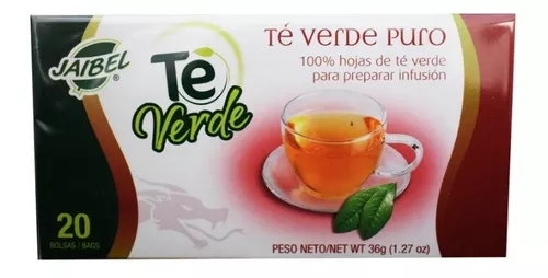 Supermercado Revelar Educación Aromatica Jaibel Te Verde X 20 Bolsitas - kg a $11