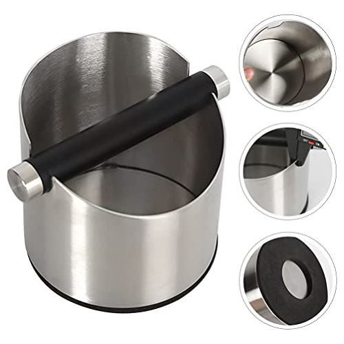 Cafetera Jojofuny Espresso Knock Box De Acero Inoxidable Mol