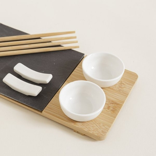 Imagen 3 de 4 de Set De Sushi X 2 Bamboo 30x14x4 Cm