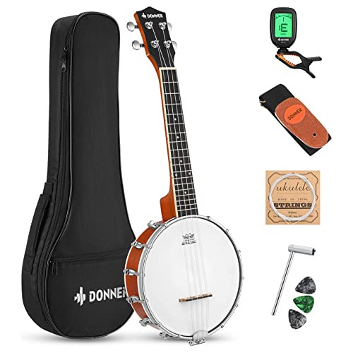 Banjolele De 4 Cuerdas, Kit De Instrumentos Musicales P...