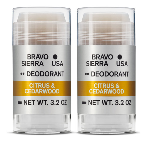 Bravo Sierra - Desodorante Sin Aluminio Para Hombres - Paque