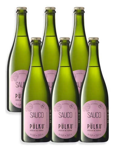 Sidra Pülku Sauco Blend De Manzanas Sin Tacc 750ml Caja X6u