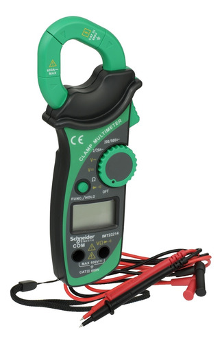 Pinza Amperimétrica Digital 600v Thorsman Schneider Imt23214