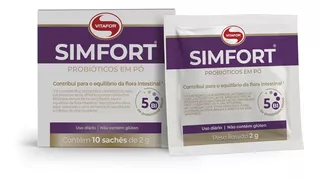 Simfort Probiótico Em Pó 10 Sachês 2g Vitafor