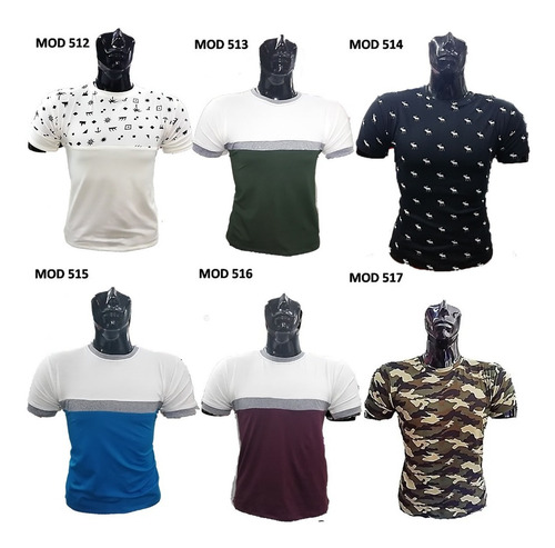 Franelas Casual Caballeros Slim Fit