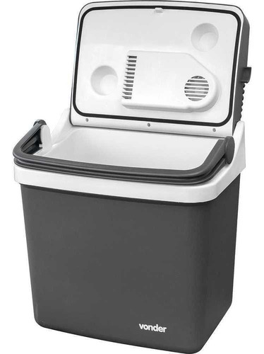 Imagem 2 de 9 de Mini Geladeira E Aquecedor Automotivo 20 Litros 12v Vonder