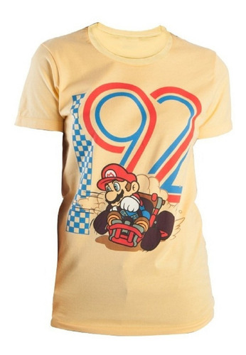 Playera Original Mario Kart 92 Dama Nueva Od.st