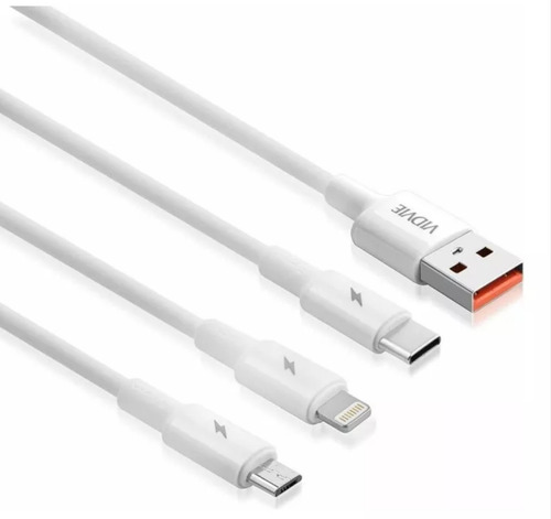 Cable 3 En 1 Vidvie - Tipo C - Micro Usb - Ligthing (nuevo)