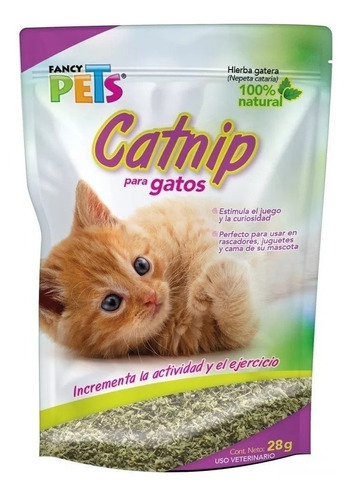 Catnip Atrayente Para Gatos Plus 28 Gr Fancy Pets Fl3922