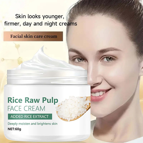 Crema Facial Con Fermento De Arroz Z, 60 G, Hidratante, Refr