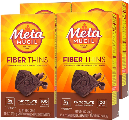 Metamucil Fiber Thins - 12 Packets - Unidad a $4153