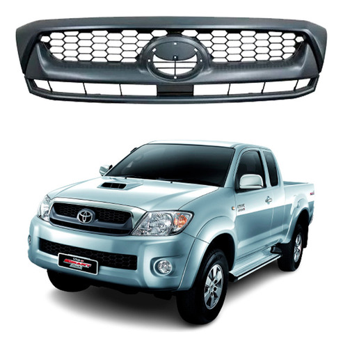 Parrilla Toyota Hilux 2009 2010 2011 F/cromo Gris