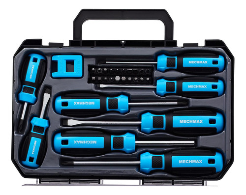 Set D/destornilladores Mechmax 29 Unid C/estuche - Azul