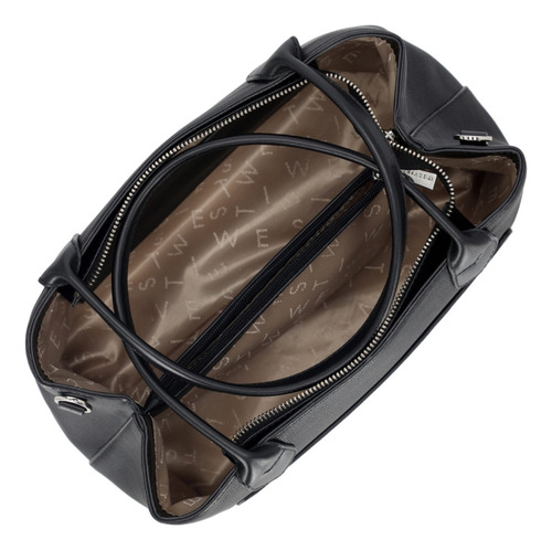 Bolsa Satchel Para Mujer Westies Negro Hbnerzhul2we