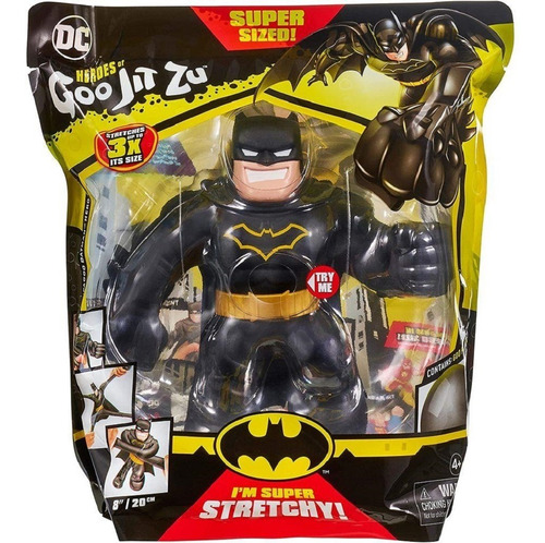 Brinquedo Boneco Go Jit Zu Gigante Que Estica Batman Dc 2694